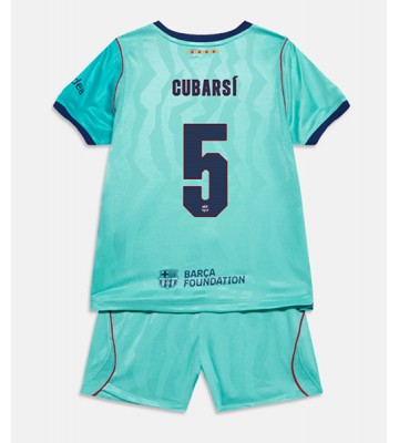 Barcelona Pau Cubarsi #5 Replika Tredje Tröja Barn 2026-27 Kortärmad (+ Korta byxor)